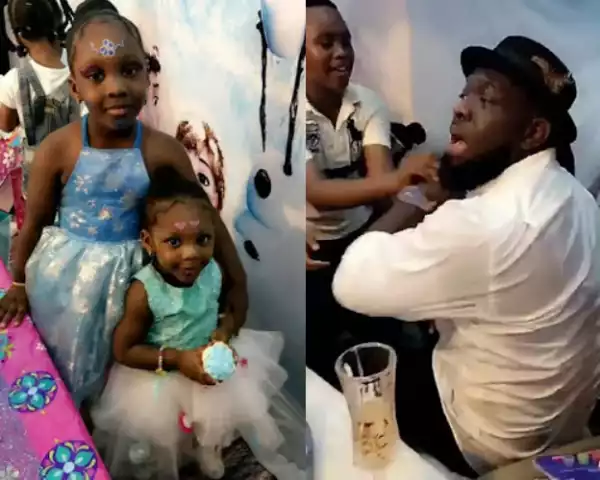 Photos: Timaya Throws Lavish Frozen-Themed Birthday Party for His Daughter
